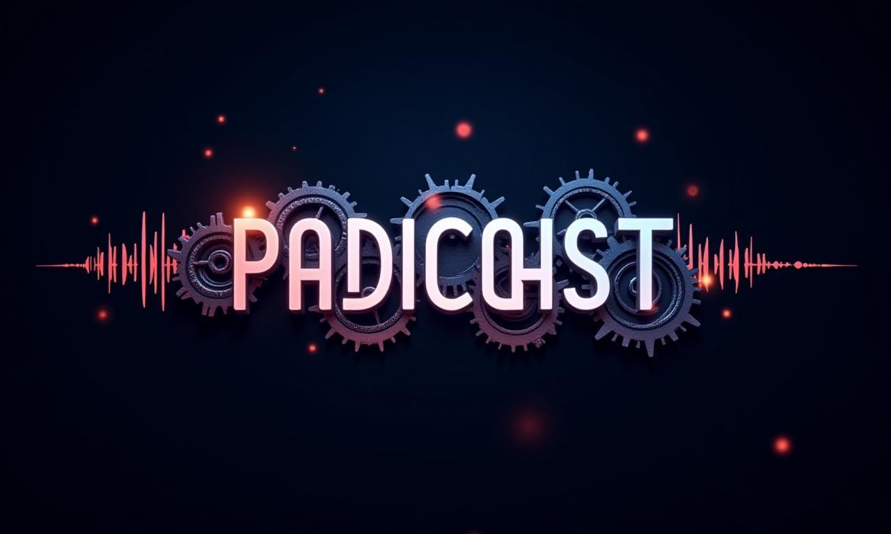 Métalâme: Couverture d'un podcast sur l'innovation industrielle, design graphique moderne.