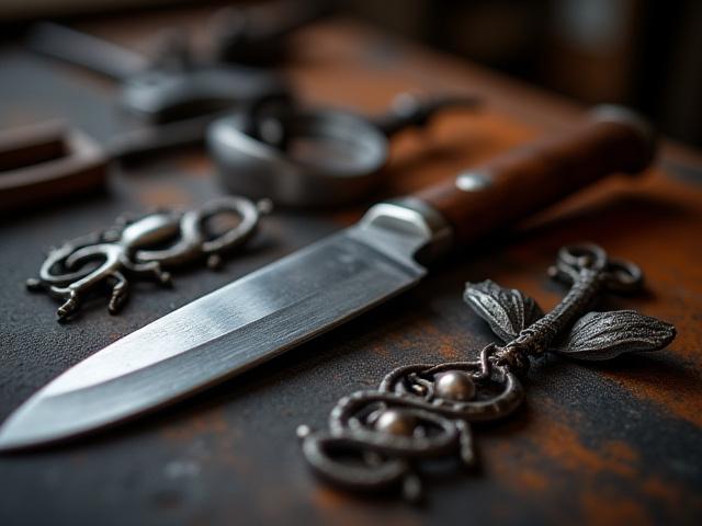 Objets d'Artisanat Forgés - Couteaux, outils, objets décoratifs