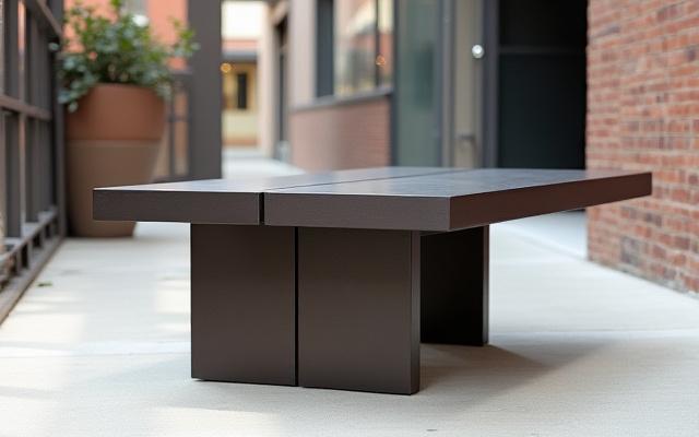 Meuble design en métal sur mesure